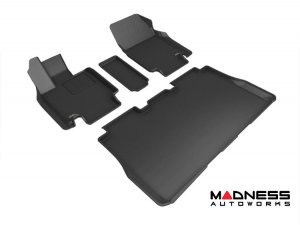 Tesla Cybertruck Floor Liners (Set of 4) - Black by 3D MAXpider 